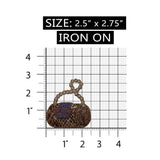 ID 8364 Snakeskin Hand Bag Patch Purse Chain Fashion Embroidered IronOn Applique