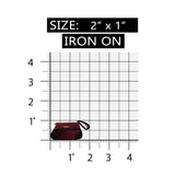 ID 8394 Clutch Bag Purse Patch Wallet Zip Fashion Embroidered Iron On Applique