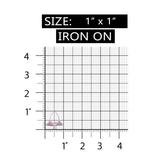 ID 8465 Polka Dot Bikini Top Patch String Swim Suit Embroidered Iron On Applique
