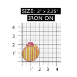 ID 8473 Striped Luggage Bag Patch Hat Box Fashion Embroidered Iron On Applique