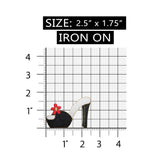 ID 8481 Formal High Heel Sandal Patch Shoe Fashion Embroidered Iron On Applique