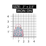 ID 8493 Bubble Shopping Bag Patch Tote Purse Fashion Embroidered IronOn Applique