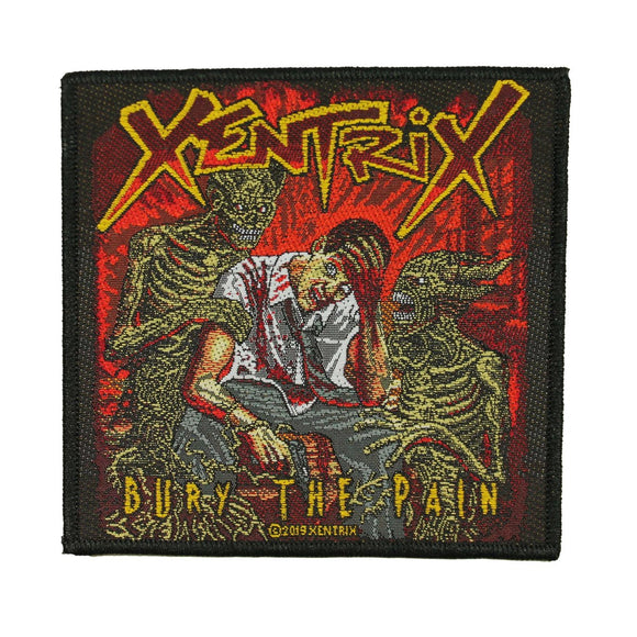 Xentrix Bury The Pain Album Patch Thrash Metal Band Woven Sew On Applique
