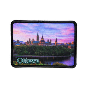 Ottawa Canada Parliament Hill Patch Travel Dye Sublimation Iron On Applique