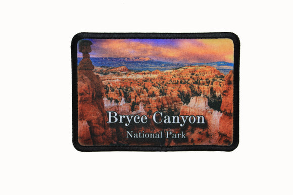 Bryce Canyon Patch Hike National Park Travel Dye Sublimation Iron On Applique