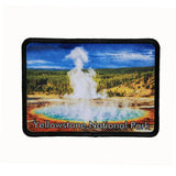 Grand Prismatic Spring Patch Yellowstone Travel Dye Sublimation Iron On Applique