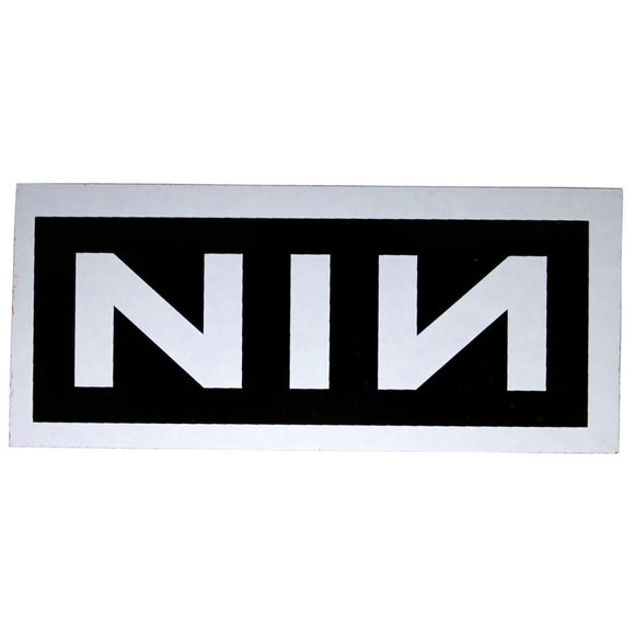 Sticker Nine Inch Nails NIN Band Name Logo Reznor Industrial Rock Music Decal