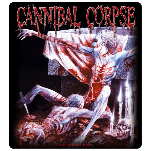 Sticker Cannibal Corpse Tomb Of The Mutilated Album Art Metal Music Band Decal