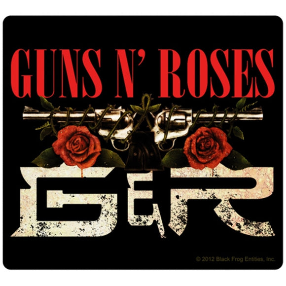 Sticker Guns N' (and) Roses GNR Band Name & Logo Art Metal Rock Music Decal