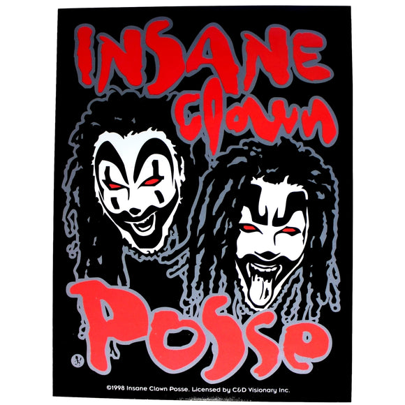 Sticker Insane Clown Posse Wicked Clowns Violent J & Shaggy 2 Dope Decal