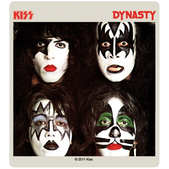 Sticker Kiss Dynasty Album Cover Art Rock Music Band Decal