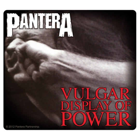 Sticker Pantera Vulgar Display of Power Album Art Groove Metal Music Band Decal