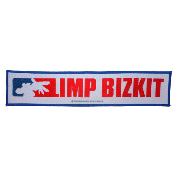 SS LIMP BIZKIT MLB Band Logo Patch Nu Metal Rap Music Woven Sew On Applique
