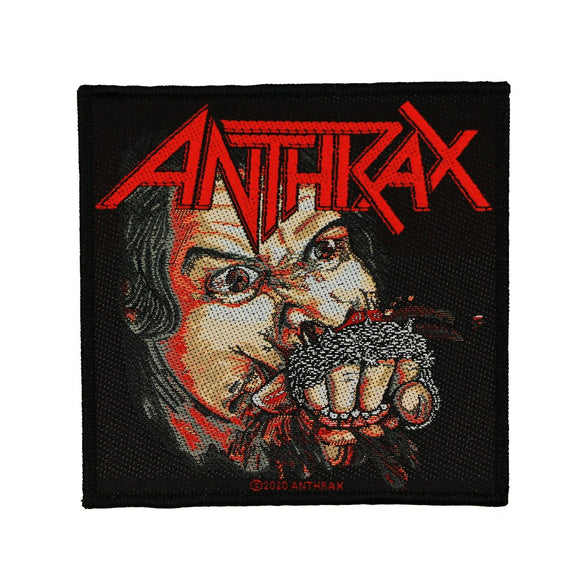 Anthrax Fistfull Of Metal Album Patch Heavy Metal Band Woven Sew On Applique