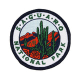 Saguaro National Park Patch Arizona Desert Travel Embroidered Iron On Applique
