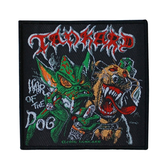 Tankard Hair of the Dog Patch Cover Art Thrash Metal Music Woven Sew On Applique