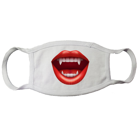Vampire Mouth Cotton Cloth Face Mask Fashion Cover