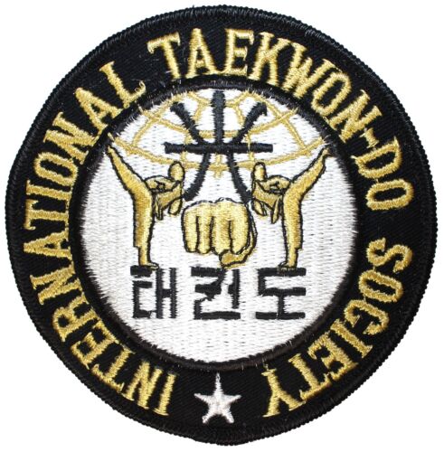 International Taekwon-do Society Patch Martial Art Embroidered Iron On Applique