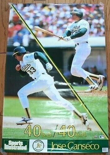 Jose Canseco Oakland Sports Illustrated MLB Poster