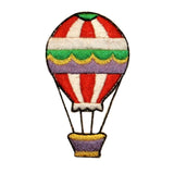 ID 1106B Multicolor Hot Air Balloon Patch Embroidered Iron On Applique