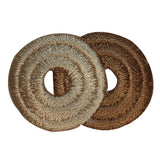 ID 1401 Linked Circles Patch Button Symbol Craft Embroidered Iron On Applique