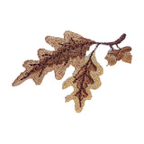 ID 1446 Fall Leaves On Branch Patch Tree Leaf Autumn Embroidered IronOn Applique