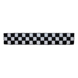 ID 1454 Checkered Flag Strip Patch Racing Finish Embroidered Iron On Applique