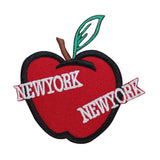 ID 1899 New York Big Apple Patch Travel Souvenir Embroidered Iron On Applique