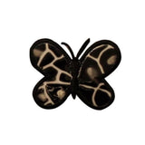 ID 2152B Leopard Print Butterfly Patch Garden Bug Embroidered Iron On Applique