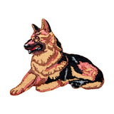 ID 2717 German Shepherd Dog Working Animal Embroidered Iron On Applique Patch