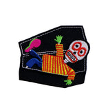 Coffin Skull Kid Patch Clown Skeleton Halloween Embroidered Iron On Applique