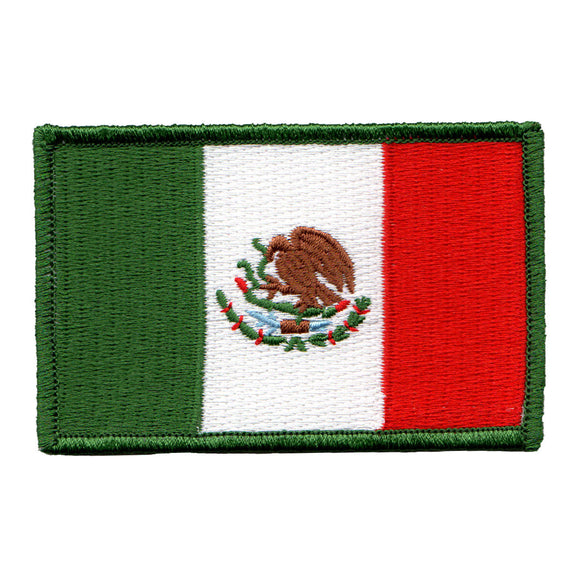 Mexico County Flag Patch National Badge Symbol Embroidered Iron On Applique