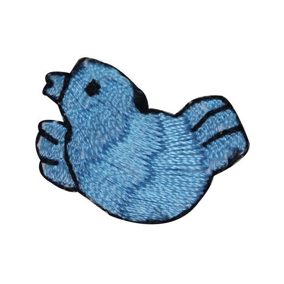 ID 3130 Lot of 3 Blue Bird Flying Patch Emblem Embroidered Iron On Applique