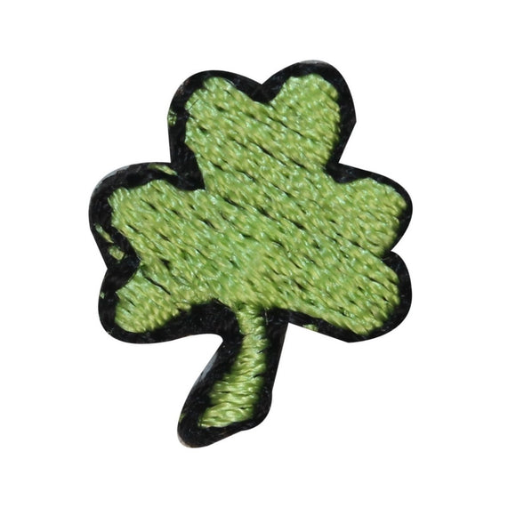 ID 3317 Lot of 3 Tiny Three Leaf Clover Patch Lucky Embroidered Iron On Applique