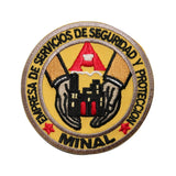 ID 3660 Minal Empresa de Servicios Patch Spanish Embroidered Iron On Applique