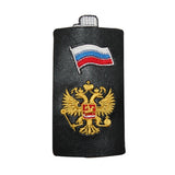 ID 3662 Russian Flag Eagle Patch Shoulder Emblem Leather Iron On Applique