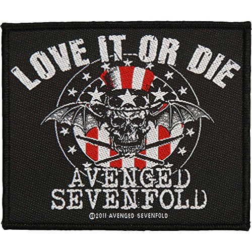Avenged Sevenfold Love It Or Die Uncle Deathbat Band Art Sew-On Patch Applique