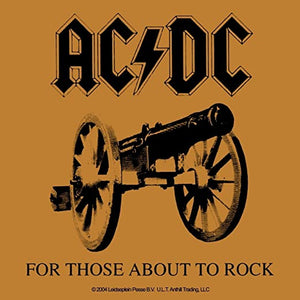 Sticker "For Those About To Rock" AC/DC ACDC Album Cover Art Music Band Decal