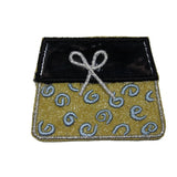 ID 8305 Plastic Shiny Purse Patch Wallet Fashion Embroidered Iron On Applique