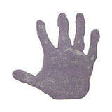 ID 9219 Purple Handprint Patch Symbol High Five Palm IronOn Embroidered Applique