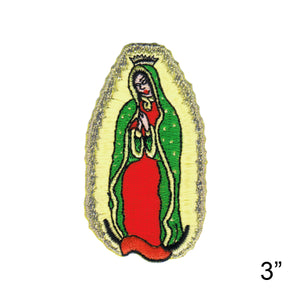 Our Lady of Guadalupe Patch Shrine Religion Faith Embroidered Iron On Applique