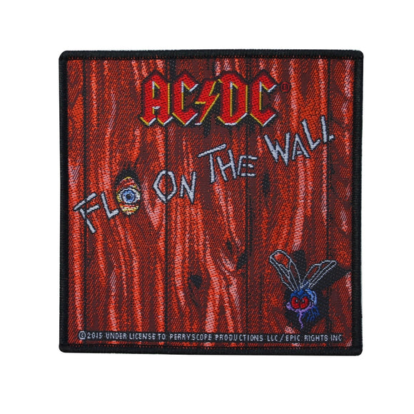 AC/DC ACDC Fly on the Wall Patch Album Art Fan Hard Rock Band Sew On Applique