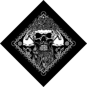 Amon Amarth Viking Skulls Swedish Death Metal Music Band Bandana Head Kerchief