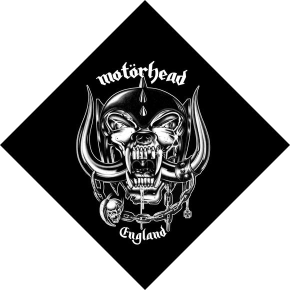 Motorhead England Large Snaggletooth War-Pig Rock Band Bandana Head Kerchief