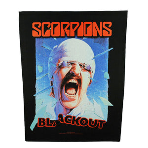 XLG Scorpions Blackout Patch American Heavy Glam Metal Rock Band Sew On Applique