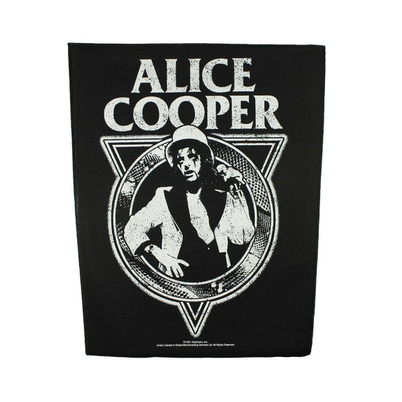 XLG Alice Cooper Snakeskin Back Patch Band Album Heavy Metal Sew On Applique