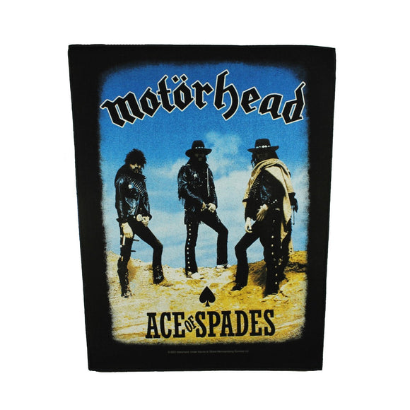 XLG Motorhead Ace of Spades Back Patch Heavy Metal Band Music Sew on Applique