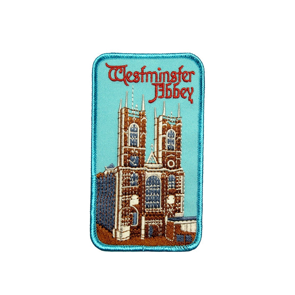 Westminster Abbey London England Patch Travel Badge Embroidered Iron On Applique