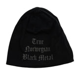 Dual-Sided Darkthrone True Norwegian Black Metal Beanie Hat Band Logo Apparel