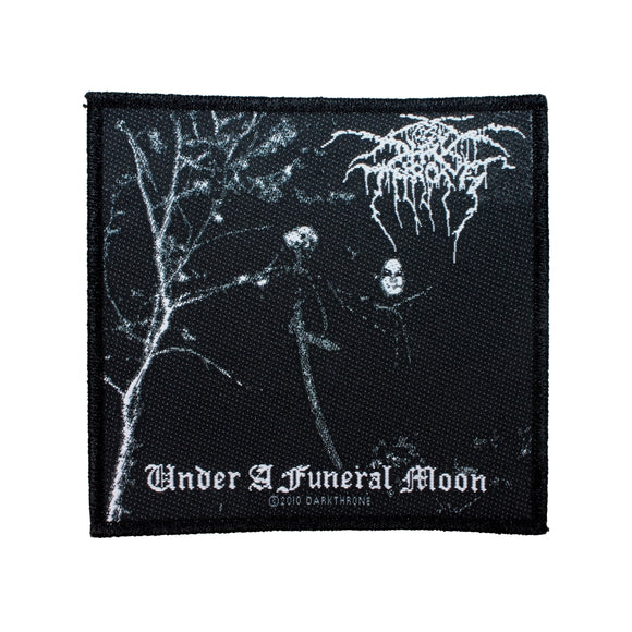Darkthrone Under A Funeral Moon Patch Album Black Metal Woven Sew On Applique